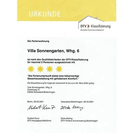 Sonnengarten No 6 Ferienhaus *